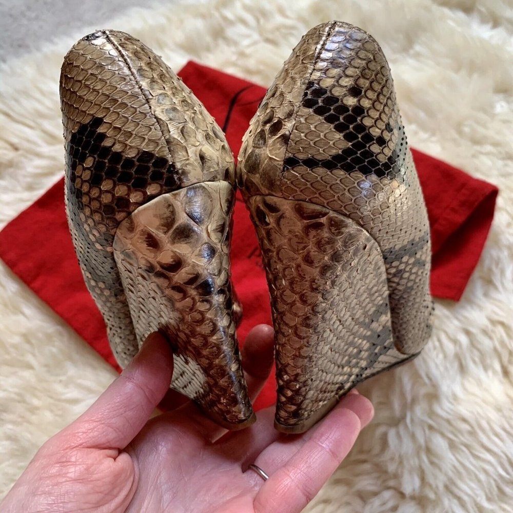 Christian Louboutin Authentic Python Leather Clas… - image 7